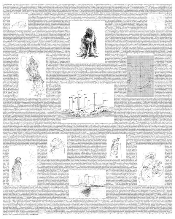 Fig. 19 − A Terceira Metade num só Quadro para a exposição UDZC, montagem de Pedro Castanheira