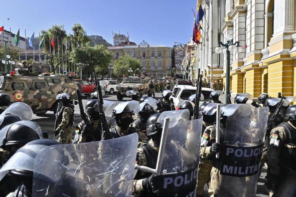 A tentativa de golpe de estado tomou de surpresa a Bolívia a 26 de junho (DR)