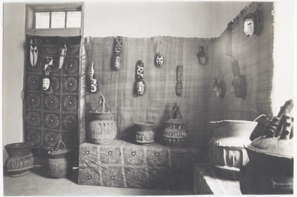 Fig. 4 Interior view of the Antiquity Museum in Osogbo, unknown date. © T. Beier