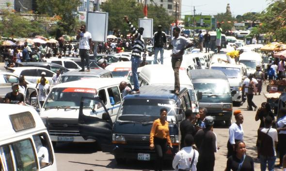 manifestações em Maputo